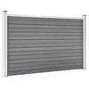 Image de vidaXL Clôture de jardin WPC 353x106 cm Gris