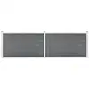 Image de Vidaxl Garden Fence Wpc 353x106 Cm Grey (49073+49075)