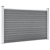 Image de vidaXL Clôture de jardin WPC 872x106 cm Gris