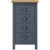 Image de vidaXL Sideboard Hill Gris 46x35x80 cm Pin massif