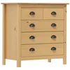 Image de Vidaxl - Buffet Hill 79x40x80 Cm Bois De Pin Solide