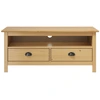 Image de vidaXL Armoire TV Hill brun miel 110x40x47 cm Pin massif