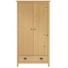 Image de vidaXL Armoire avec 2 portes Hill 89x50x170 cm Pin massif