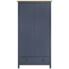 Image de vidaXL Armoire avec 2 portes Hill Gris 89x50x170 cm Bois de pin
