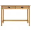 Image de Table Console Hill Range Avec 2 Tiroirs 110x45x74 Cm Pin Solide