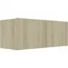 Image de Vidaxl - Meuble Tv Chêne Sonoma 80x30x30 Cm Bois D'Ingénierie