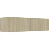 Image de vidaXL Armoire TV Chêne Sonoma 120x30x30 cm Bois composite