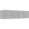 Image de vidaXL Armoire TV gris béton 120x30x30 cm Bois composite