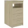 Image de Armoire À Tiroirs Chêne Sonoma 40x50x76 Cm Bois D'Ingénierie Vidaxl