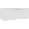Image de vidaXL Armoire TV Blanc 80x34x30 cm Bois composite