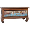 Image de vidaXL Table basse 80x50x40 cm teck vieux bois