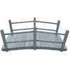 Image de vidaXL Pont de jardin Gris 140x60x56 cm Sapin massif