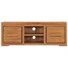 Image de vidaXL Meuble TV 110 x 30 x 40 cm teck massif