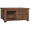 Image de vidaXL Table basse 68x68x33 cm teck massif