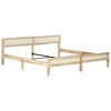 Image de vidaXL Lit en bois massif Mango 200 cm