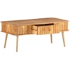Image de vidaXL Table basse 100x50x40 cm en bois massif d'acacia