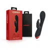 Image de Lieberté - Vibromasseur Rabbit "Beate" - Noir/Rouge