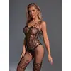Image de Christine - Crotchless Glamour Bodystocking - Noir