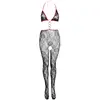 Image de Christine - Catsuit séduisant - Noir/Rouge