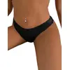 Image de String avec dentelle - Noir