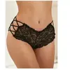 Image de Christine - Slip en dentelle - Noir