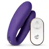 Image de Vibromasseur pour Couples avec Télécommande - Violet