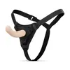 Image de Easytoys Fetish - Gode ceinture avec harnais - Courbé