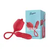 Image de Teazers   Rose Vibromasseur Langue et va-et-vient   Rouge