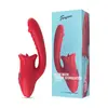 Image de Teazers - Dildo avec stimulateur de clitoris - Rouge