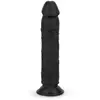 Image de Godemiché sans testicules 17,5 cm - noir