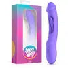 Image de Good Vibes Only - Flax Godemiché vibrant avec stimulateur du point G