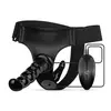 Image de Easytoys Fetish - Ensemble Strap-On Vibrant - Noir