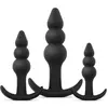 Image de Easytoys - Trio de Plugs Anaux - Noir