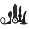 Image de Easytoys - Ensemble de Jouets Anaux 4 Pièces - Noir