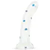 Image de Dildo Collection Blossom Bliss Dildo   Design Bleu à Paillettes 19 cm
