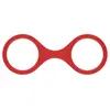 Image de EasyToys - Menottes flexibles en silicone - Rouge