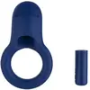 Image de Le Cockring Coquin par Adam & Eve - Anneau pénien vibrant - Bleu
