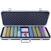 Image de Jeu de poker DLX dans un coffret, comprenant 500 jetons (14 grammes) avec une valeur monétaire