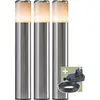 Image de Ludeco - Sten Set (3 Pcs) - Lampe sur pied - 12 V - 90 Lm - 1 W - Blanc chaud
