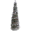 Image de Noël Sapin en rotin avec 20 Leds 40cm