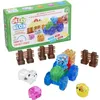 Image de Coffret ferme - Jeu de construction - JELLY BLOX - Briques souples et flexibles - Des 2 ans - Neuf