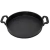 Image de Grill-guru Gs104 Plat De Cuisson En Fonte Noir 31 Cm