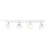 Image de Philips Spot de plafond/mur Bracia, 4×, Spot encastré, LED, 2700 K, 2200 lm, 220-240 V, Blanc