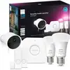 Image de Pack de démarrage Philips Hue Secure Caméra de surveillance + 2 capteurs + 2 ampoules + pont Philips