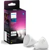 Image de Philips Hue White and Color ambiance GU10 - Spot connecté - (pack de 2)