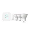 Image de Philips Hue White & Color Ambiance Kit De Démarrage : 3 spots Connectés GU10 + Variateur
