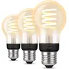 Image de Philips Filament Hue White Ambiance A60 - Ampoule Connectée e27 (pack De 3)