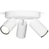 Image de Philips Spot de plafond/mural Idris, 3×, Spot pour rail, GU10, 3 ampoules, LED, 220-240 V, Blanc