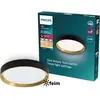Image de Philips Plafonnier, 24 W, LED, IP20, noir