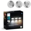 Image de Philips Hue White Amb. Adore Ampoule encastrable ronde argentée 3x350lm DS